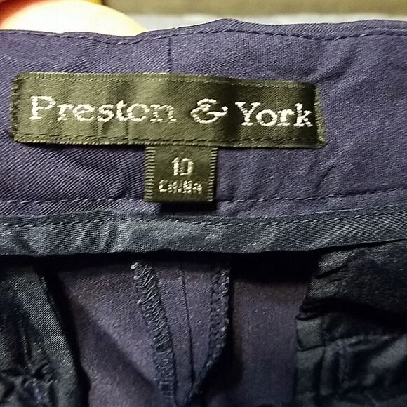 Preston & York blue pants size 10 - Picture 3 of 5